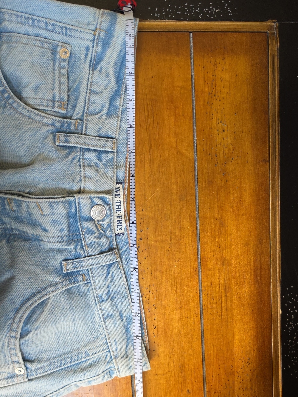 NWOT We The Free Good Luck/Lucky You Mid Rise Barrels In Aegean - Picture 14 of 15